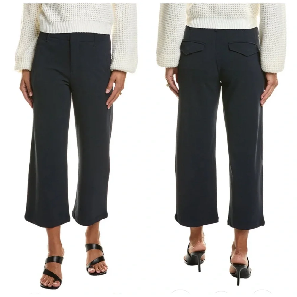 RAG & BONE Women’s Size 4 Black Dylan Cropped Linen Pants